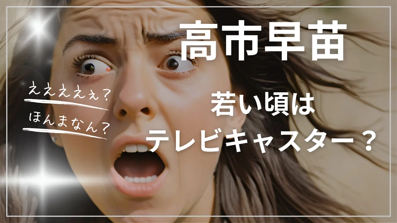 高市早苗は若い頃にテレビキャスター時代があったの？