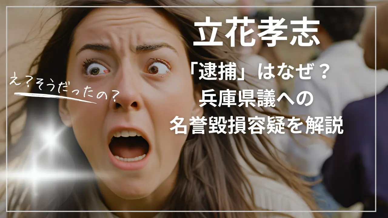 立花孝志「逮捕」はなぜ？