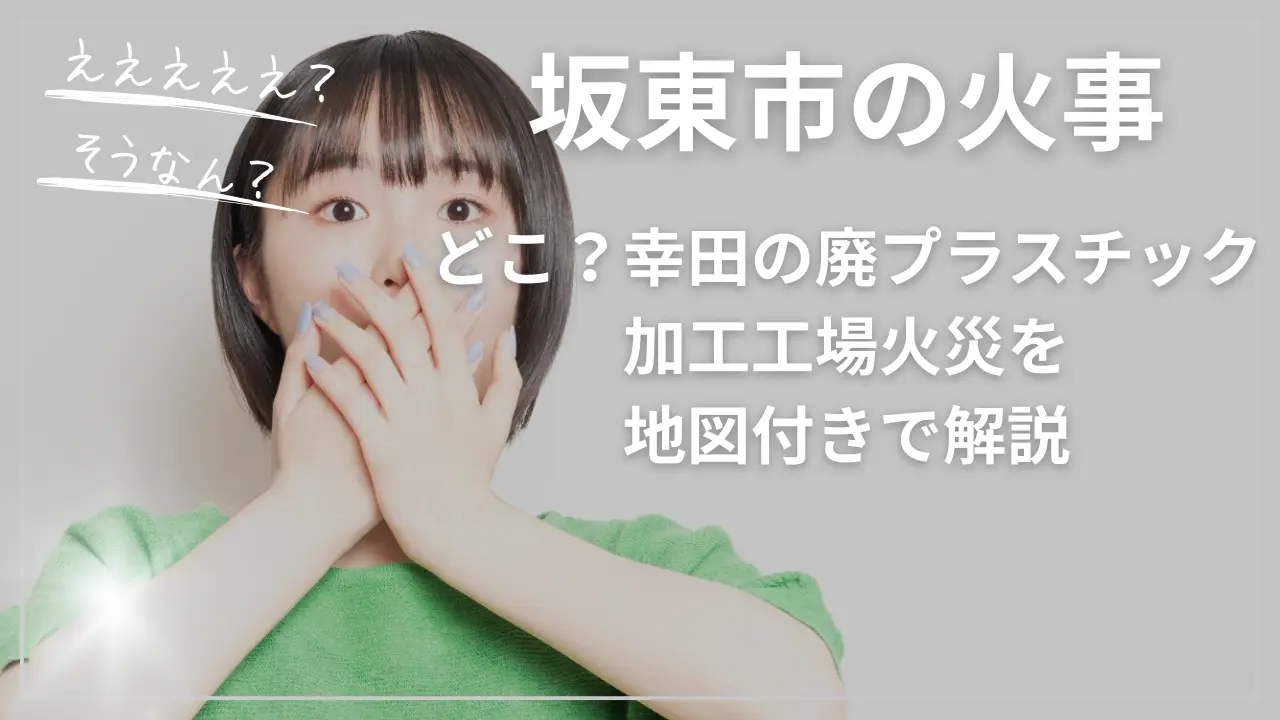 坂東市の火事どこ？