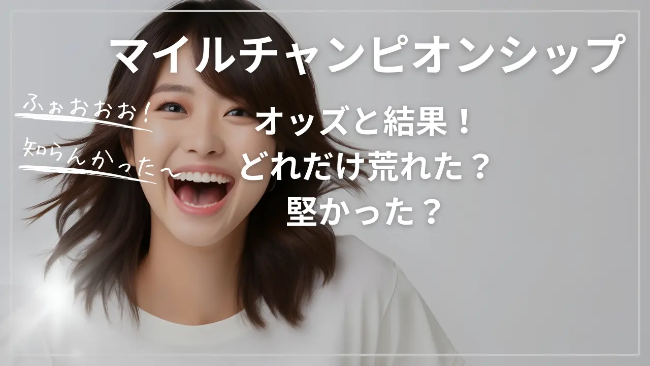 マイルチャンピオンシップのオッズと結果！どれだけ荒れた？堅かった？