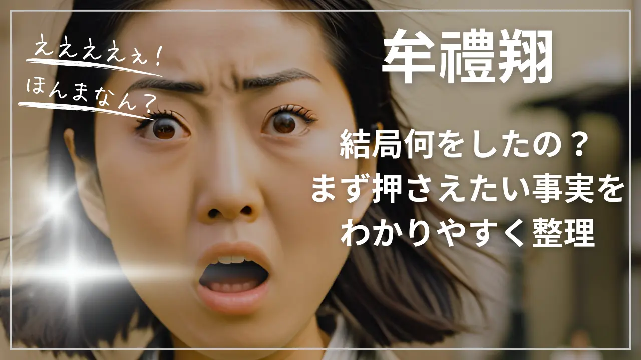 牟禮翔って結局何をしたの？