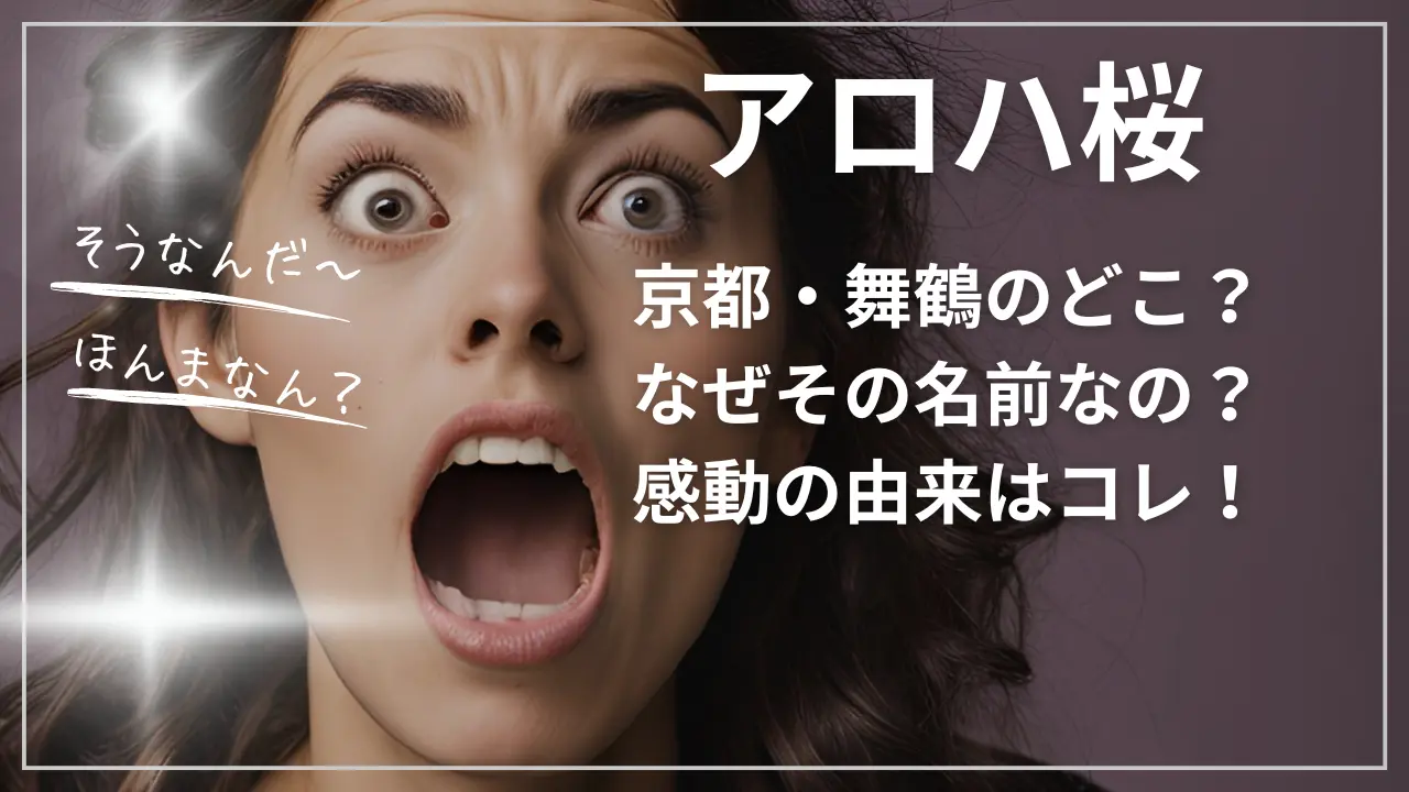 京都・舞鶴のアロハ桜とは？