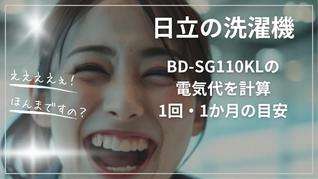 BD-SG110KLの電気代