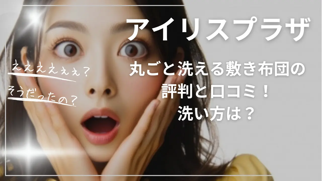 アイリスプラザ丸ごと洗える敷き布団の評判と口コミ