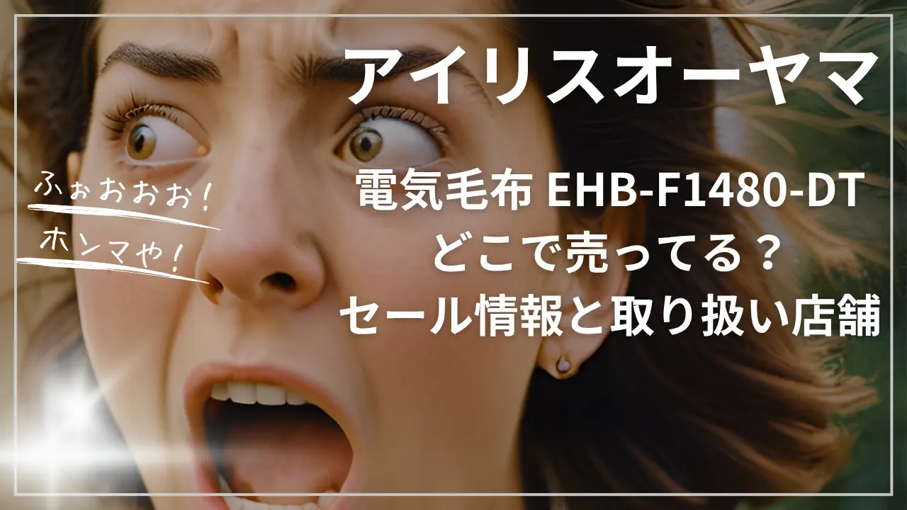 アイリスオーヤマ電気毛布EHB-F1480-DTどこで売ってる？